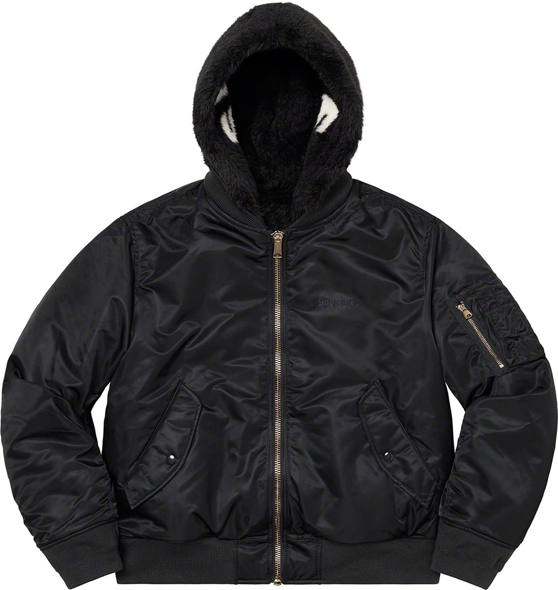 Faux Fur Reversible MA-1 view 22